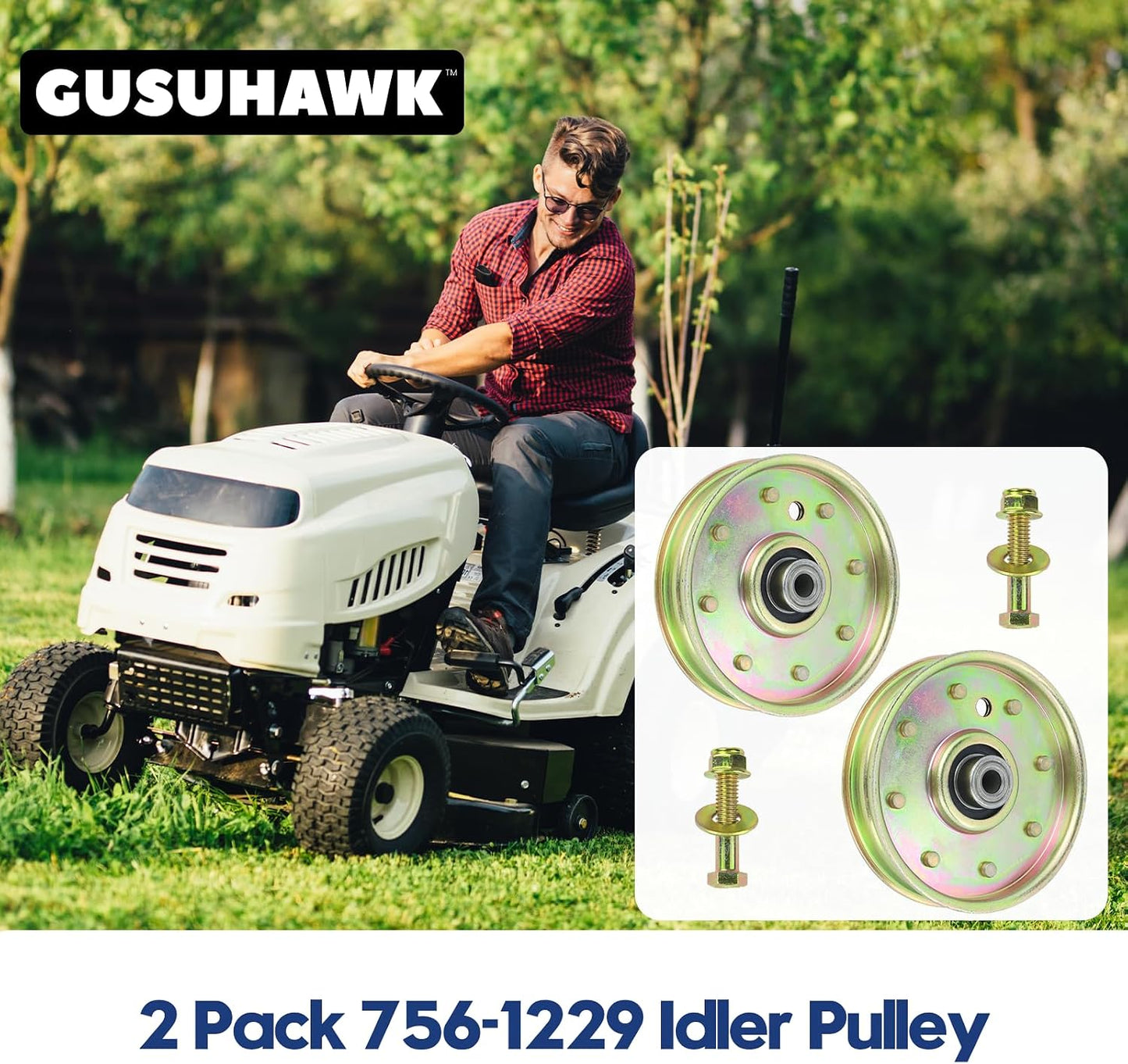 2 Poleas Tensoras Cub Cadet 756-1229