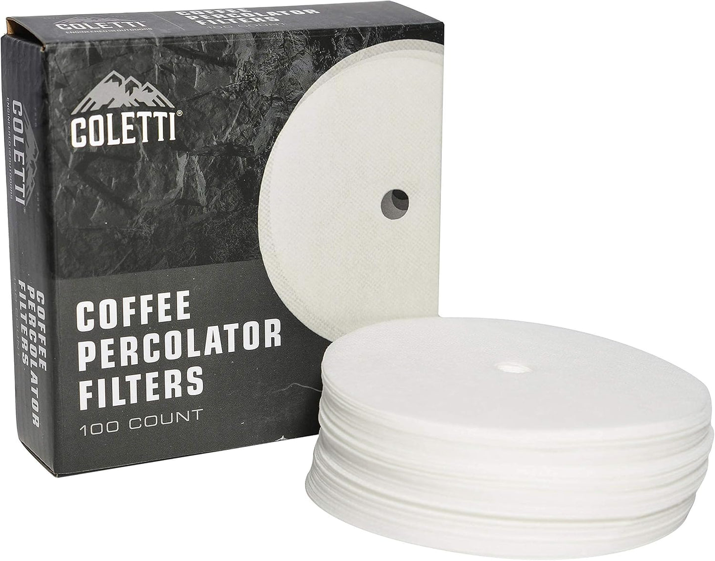 Cafetera Percolador 100 Filtros Tapas Vidrio Repuesto
