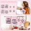 Set 8 toallas cocina guantes horno soportes ollas rosa
