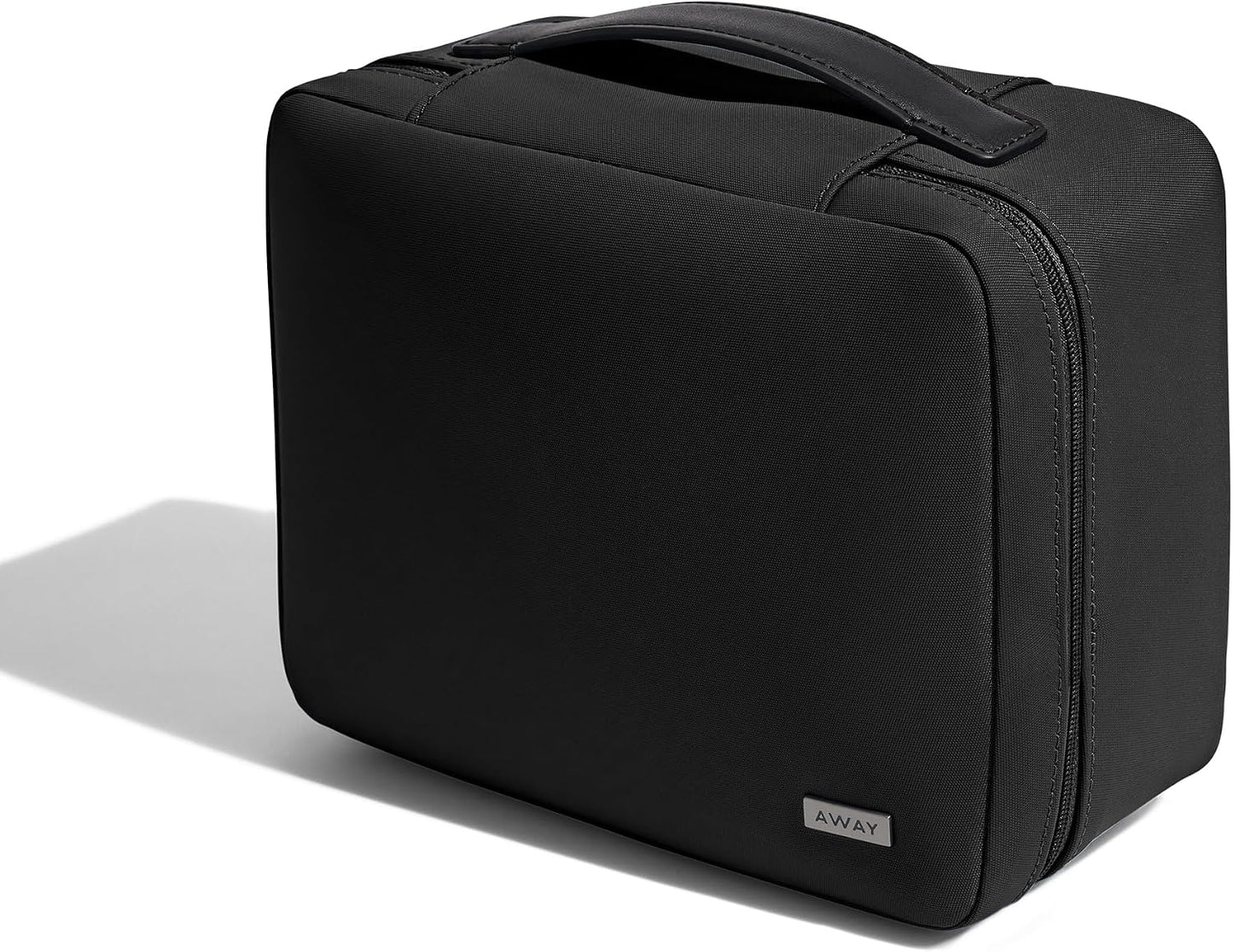 Bolsa cosméticos impermeable rollo cepillo desmontable negro