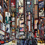 Mural Nueva York personajes animados para sala y dormitorio
