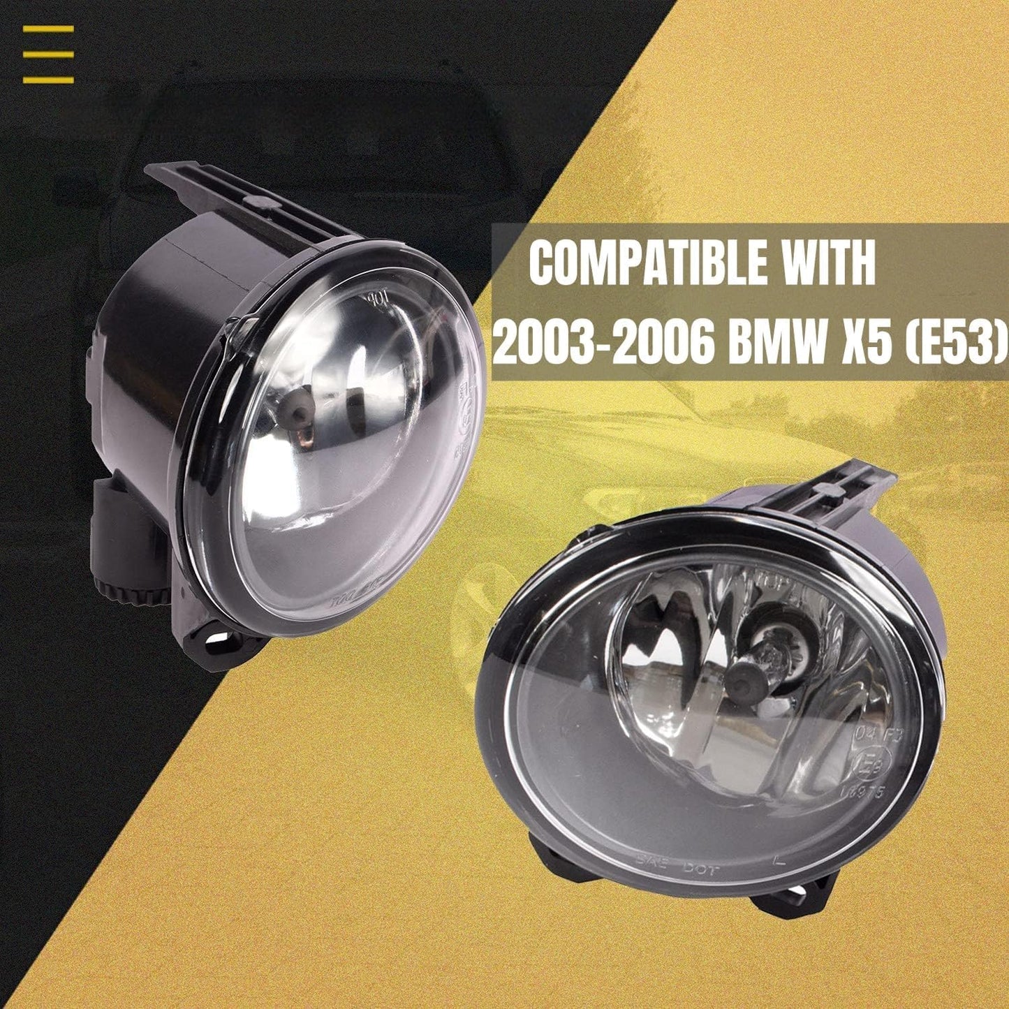 Lámparas antiniebla BMW X5 E53 H11 1 par