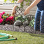 Borde paisaje metal 9ft valla decorativa para animales patios