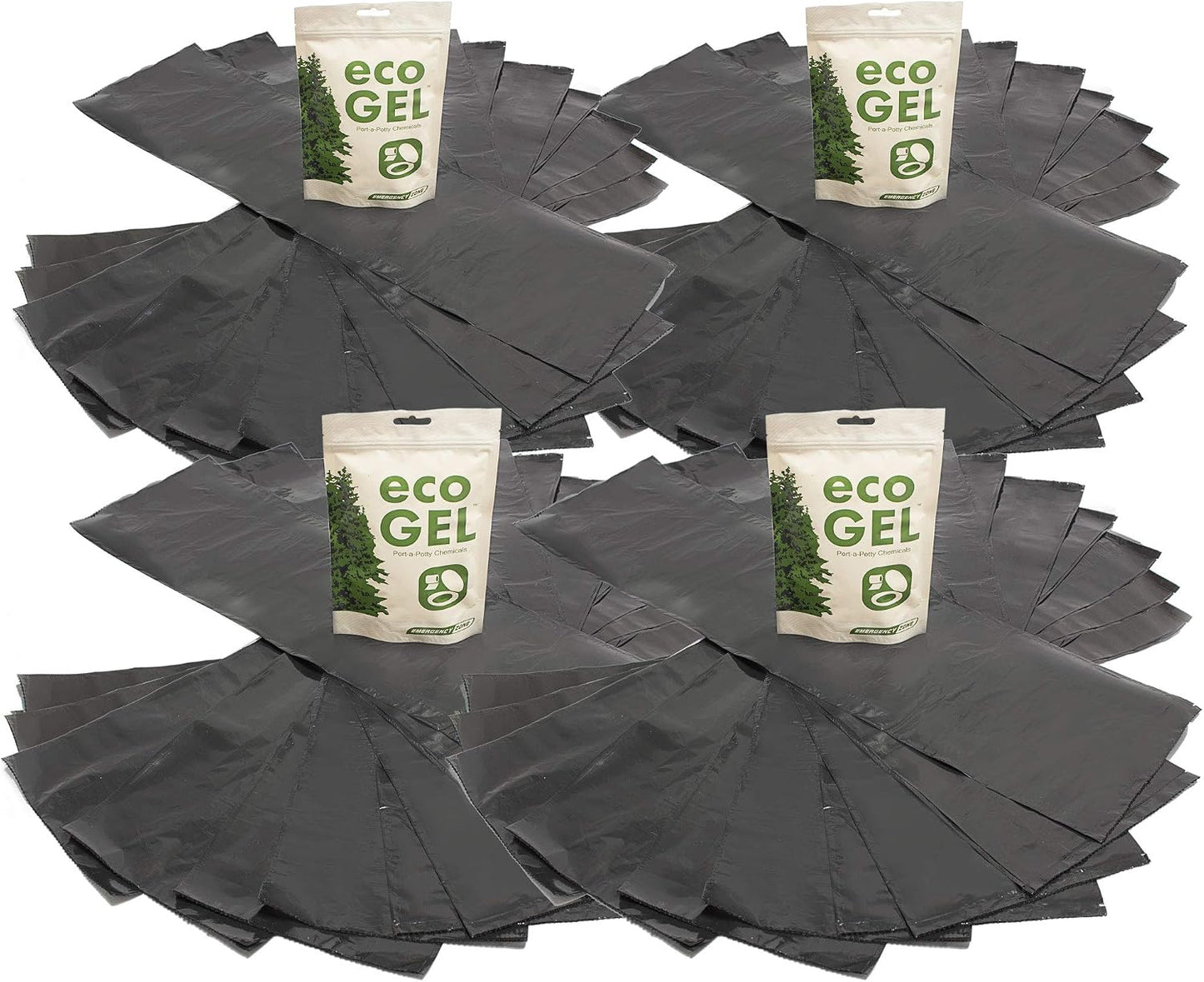 Set recambio gel ecológico 4 pzas