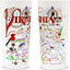 Vaso vidrio esmerilado 15oz set 2 apto lavavajillas