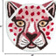 Alfombra pequeña con diseño de tigre para baño y dormitorio