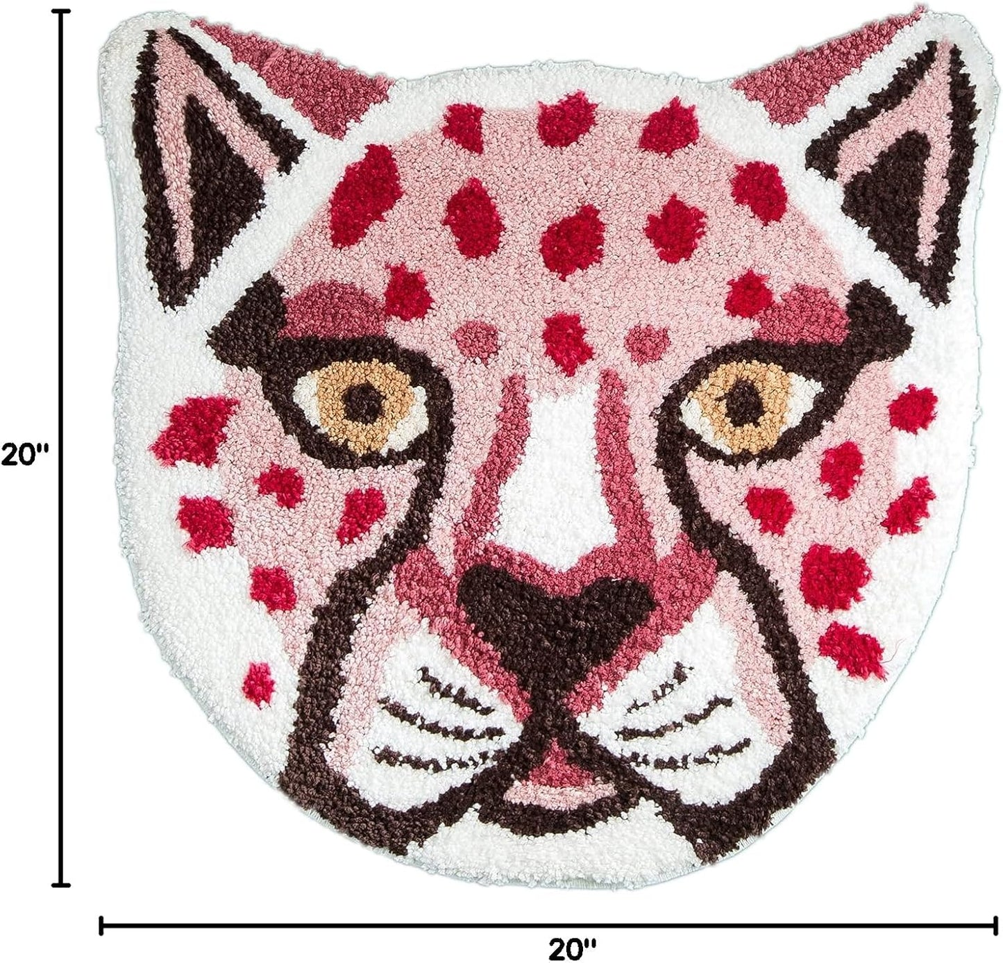 Alfombra pequeña con diseño de tigre para baño y dormitorio