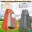 Tenda ducha privada portátil con bolsa impermeable