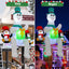 Oso polar inflable con luces LED y caleidoscópicas