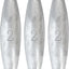 Plomo torpedo doble anillo agua salada 2-48oz