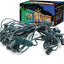 Set Cadena Luces C7 E12 Espaciado Verde Exterior