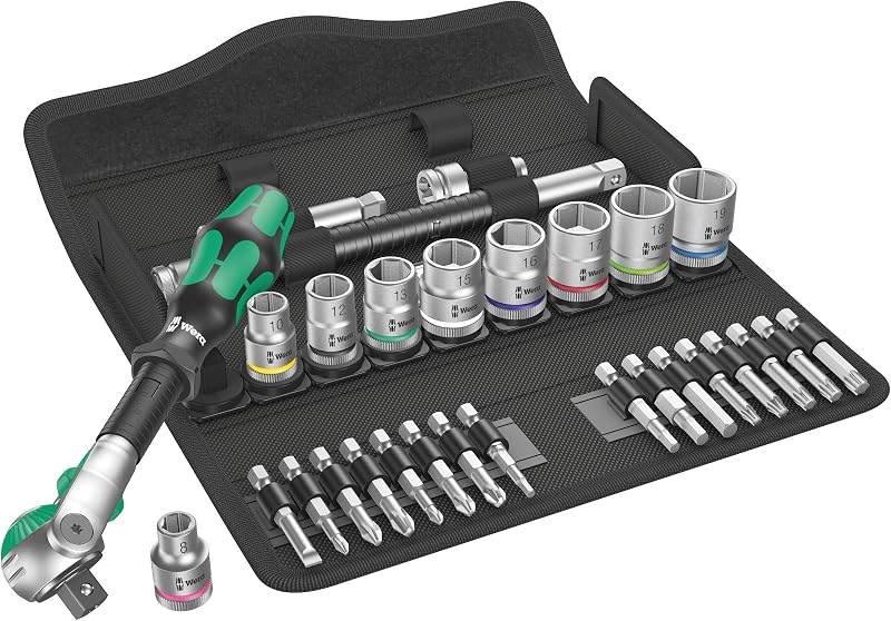 Set 29 unidades llave de ratchet Zyklop 3/8"