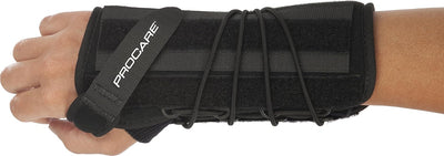 Muñequera Quick-Fit izquierda talla única negro