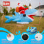 Inflable Santa tiburón 8.8pulg L 5.3pulg H decoración