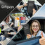 Soporte tarjetas cuero para BMW Ford Tesla Cadillac