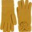 Guantes invierno mujer puños florales forro polar