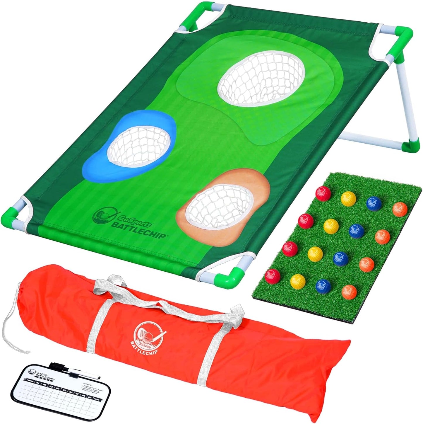 Set Cornhole con Objetivos, Alfombras y Pelotas de Foam