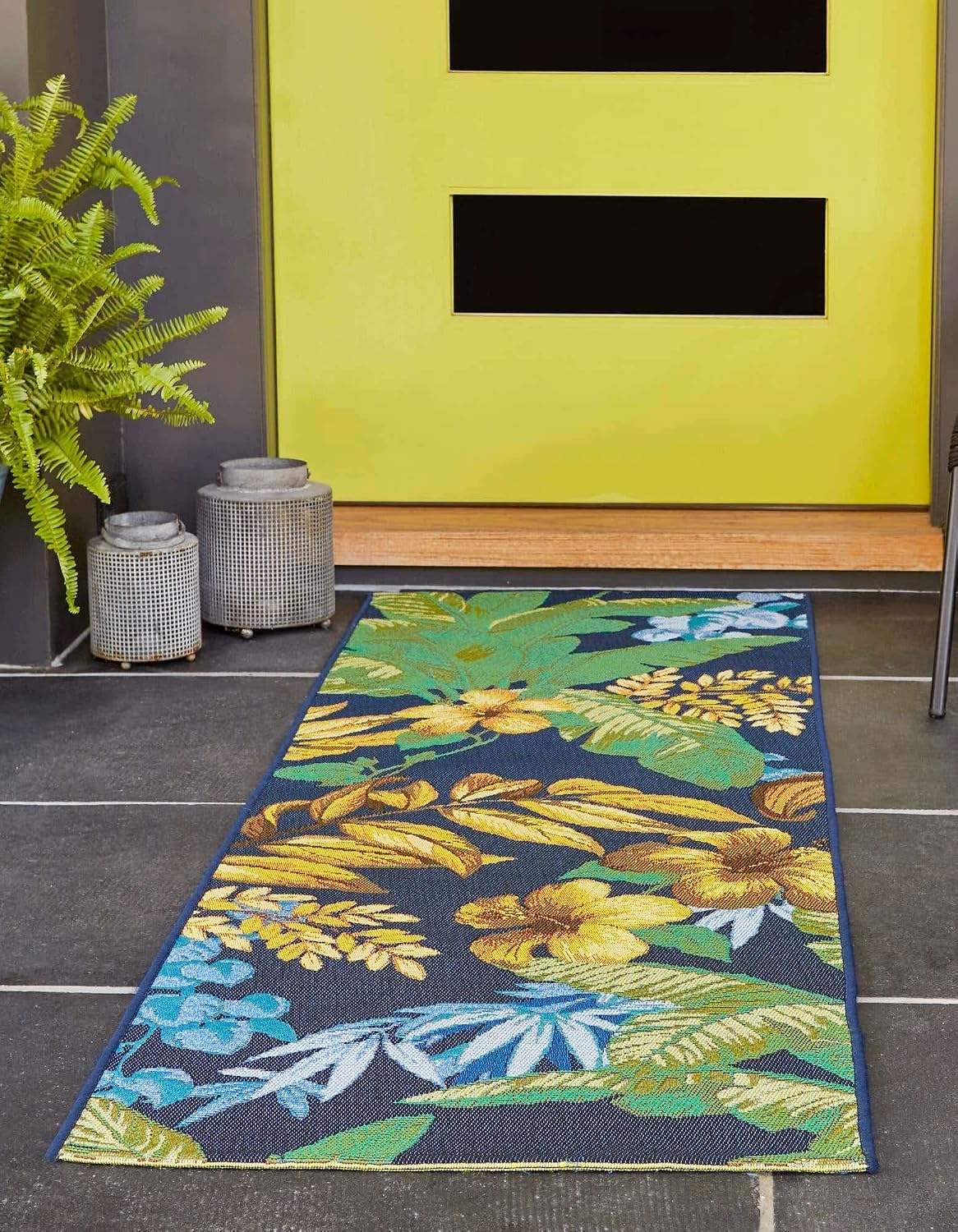 Alfombra pasillo Calypso 2x4ft multicolor