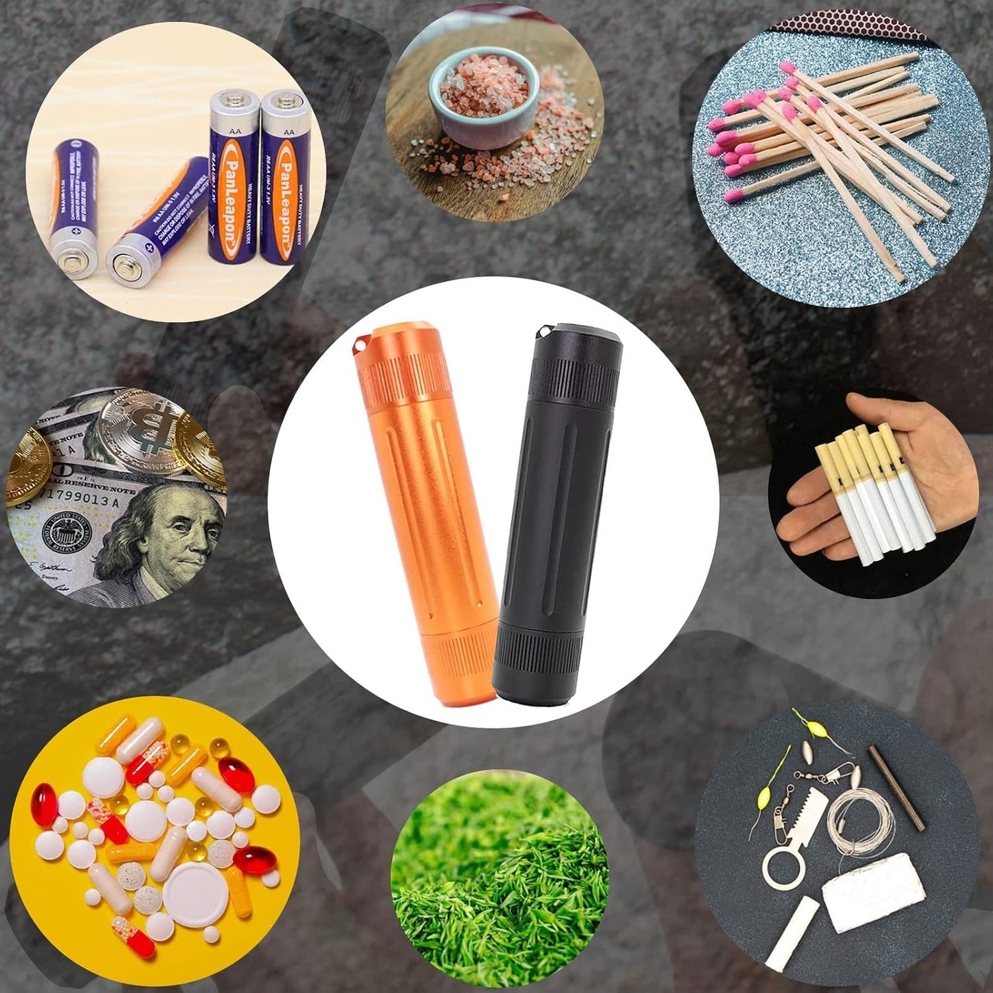 Estuche EDC hermético de aluminio