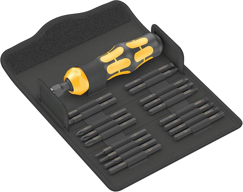 Set 19 Pzas Destornilladores Impacto Negro Amarillo