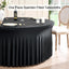2 Manteles Elastano Negro Mesa 60pulg Falda Ajustable