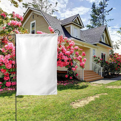 Bandera jardín doble cara decoración patio 12.5x18pulg