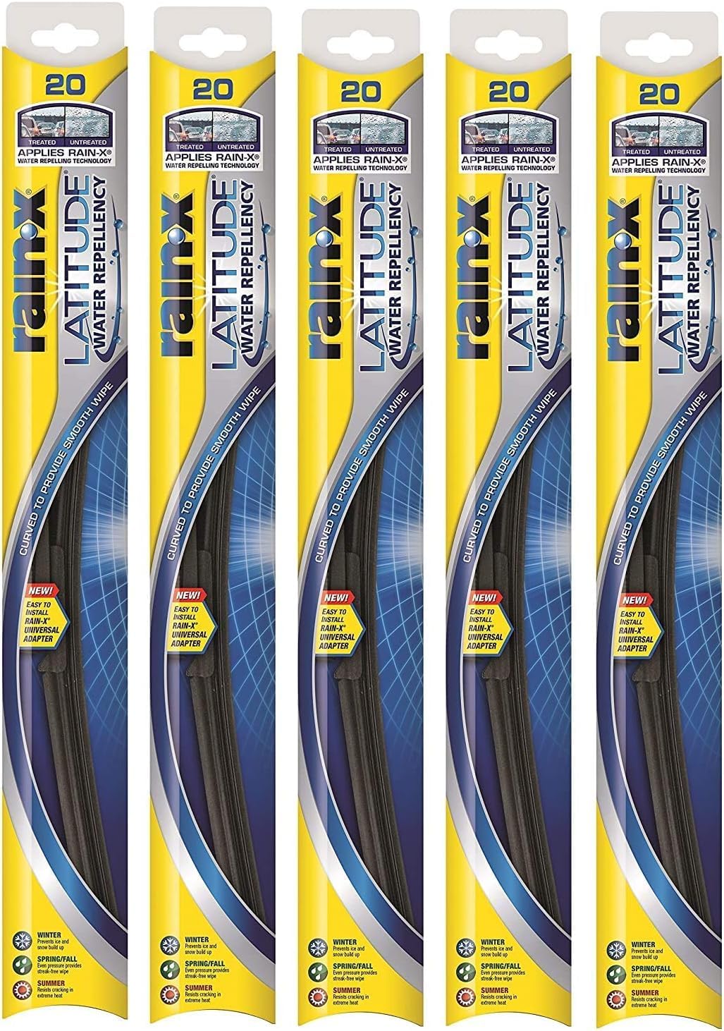 Limpiaparabrisas 2en1 20" pack 5