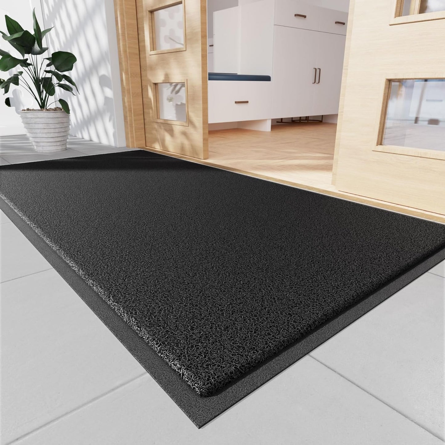 Tapete puerta delantera 48x24" resistente impermeable