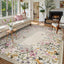 Alfombra bohemia floral lavable 9x12pulg dormitorio sala