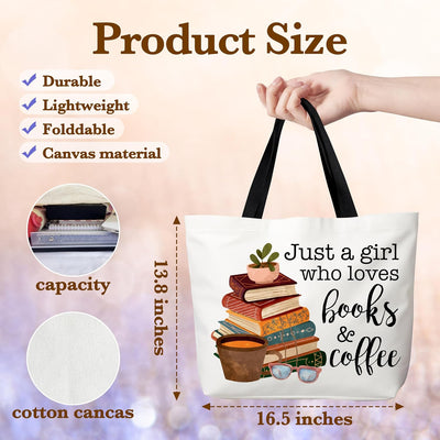 Bolsa reutiliz. para amantes de los libros y mujeres
