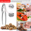Set herramientas mariscos 4 galletas cangrejo 6 tenedores 6 langosta tijeras ostras cuchillo