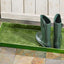 Bandeja botas esmalte patrón pino 30x13pulg verde bosque