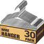 Perchas acero inox antidesliz 16.5pulg set 30