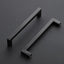 20 Tiradores Cuadrados Cocina 6.25" Negro Mate