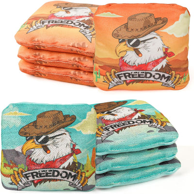 Set 8 bolsas cornhole profesional liso y texturizado con funda