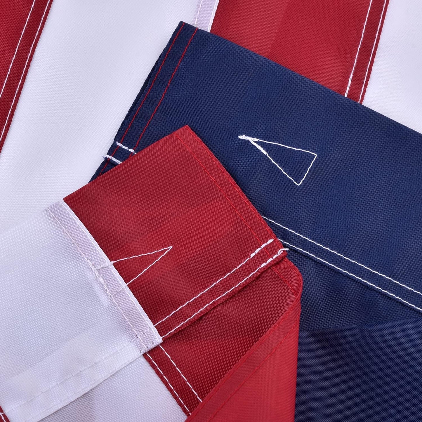 Bandera EE.UU. estilo manga 2.5x4ft estrellas bordadas
