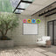 4 Pzas Flores Metal Decoración Pared 6" Interior Exterior