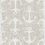 Alfombra pasillo estilo Ahoy 2x6ft1" gris/marfil