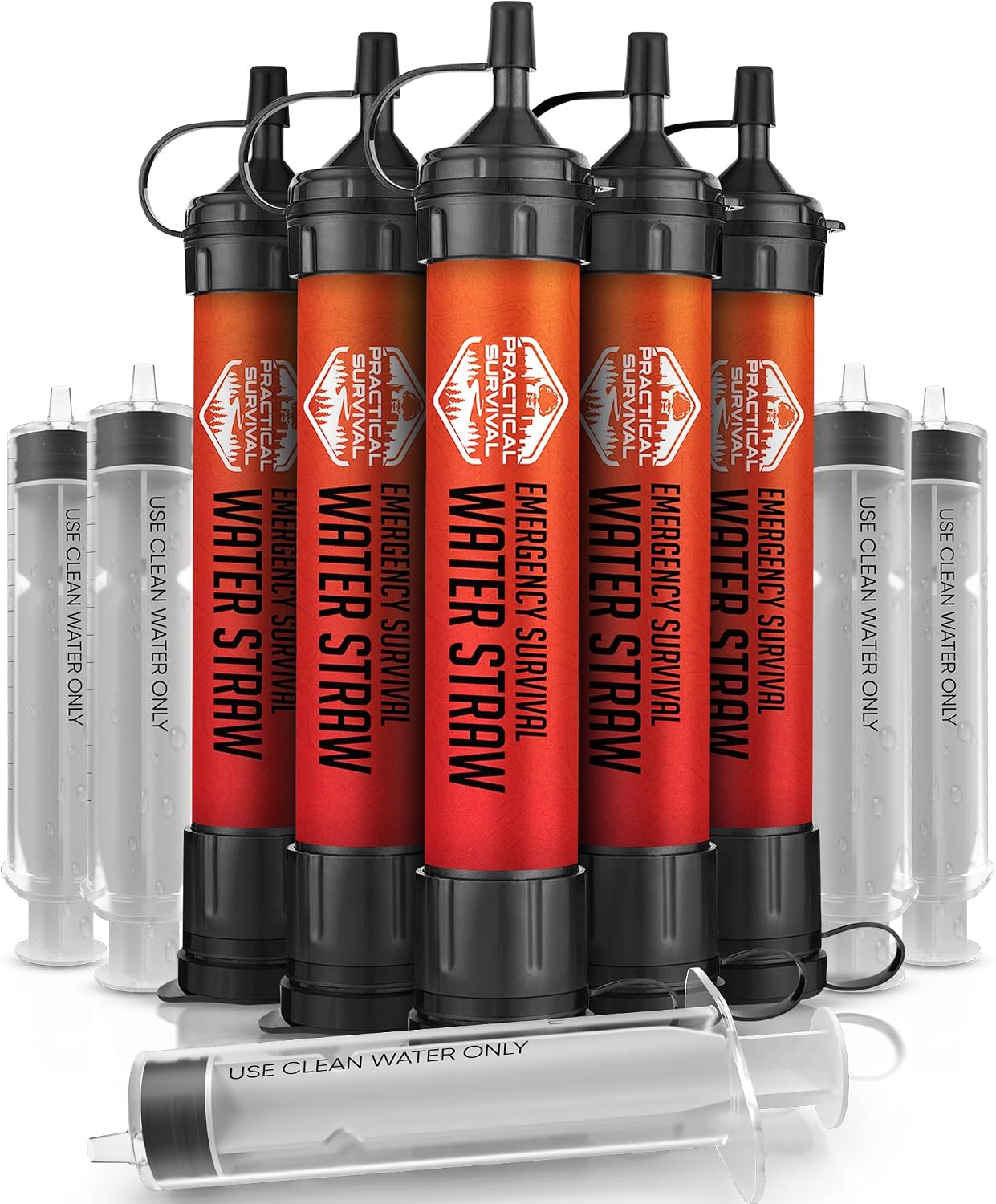 5 Popotes Agua Alta Capacidad Reutiliz. 1800gal Camping