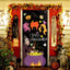 Cubierta puerta Halloween decoración fiesta bruja