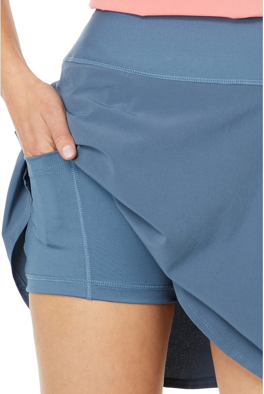 Falda Tejida Sólida Pwrshape para Mujer con Corte Ajustado