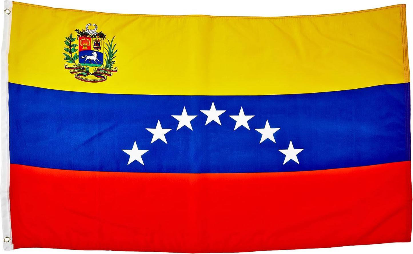 Bandera Venezuela 7 estrellas poliéster 3x5ft