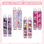 Llavero anime gato rosa pack 4 JDM Jet Tag para motos y autos