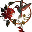 Silueta de pájaro de metal para pared interior y exterior
