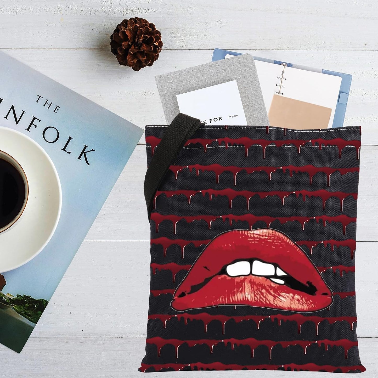 Bolsa terror labios fanático música inspirada