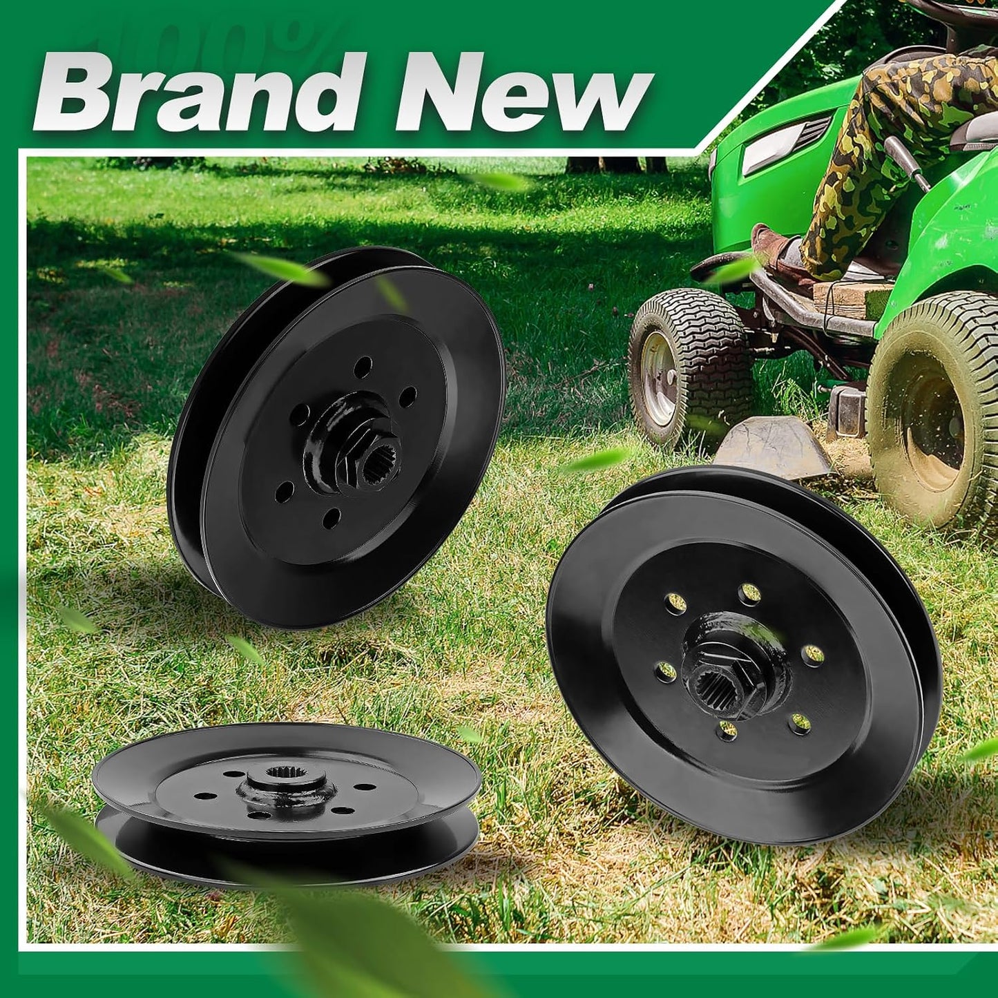 Polea transmisión John Deere LXG 6" acero