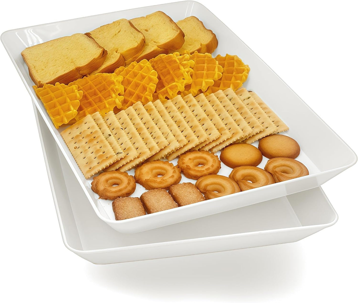 Bandeja servir 2 pzas para frutas aperitivos postres fiesta