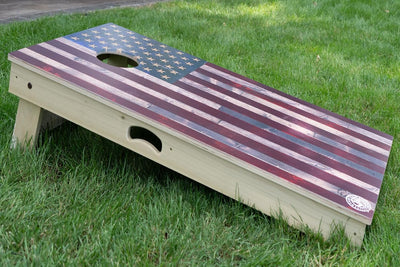 Set cornhole madera 4x2ft con 8 bolsas resina