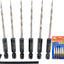Set 6 brocas avellanadoras cónicas #4 7/64pulg