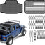 Parasol malla Jeep JK Unlimited 07-18 4 puertas negro